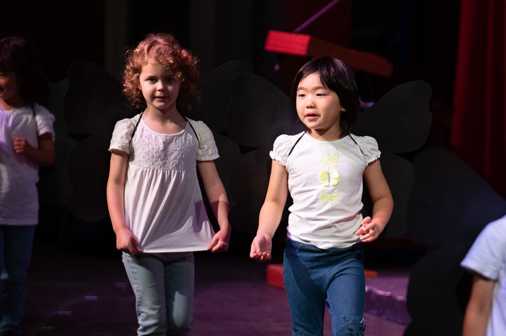 PreK-4 butterfly parade